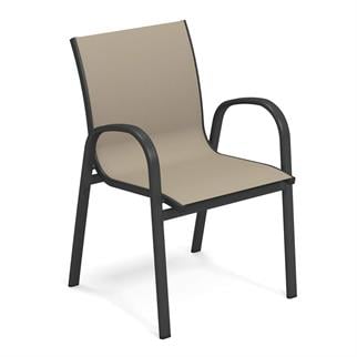 Emu Holly Antique Iron Beige Bahçe Sandalyesi