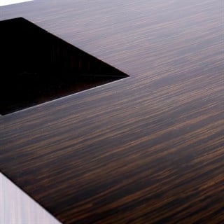 Ligne Roset Inbox Dark Brown Orta Sehpa