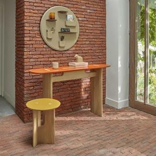 Ligne Roset Intervalle Whitened Oak Console Table