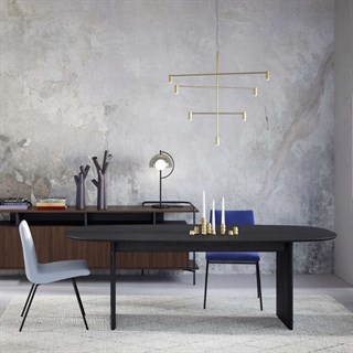 Ligne Roset Intervalle Solid Walnut Dining Table