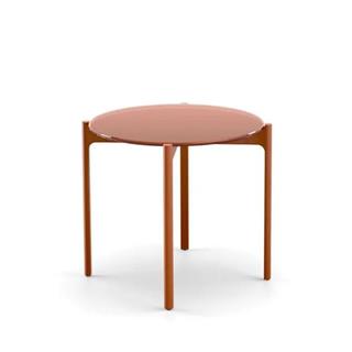 Dedon Izon Terracotta Yuvarlak Yan Bahçe Sehpası