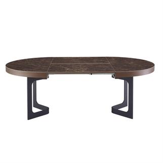 Ligne Roset Java Emperador Round Extending Table