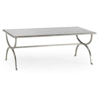 Jonathan Charles Modern Luxe Silver Orta Sehpa