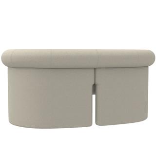 Meridiani Jeanette Cream İkili Kanepe