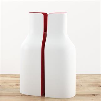 Ligne Roset Jo Red Long Neck Vase