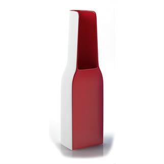 Ligne Roset Jo Red Long Neck Vase