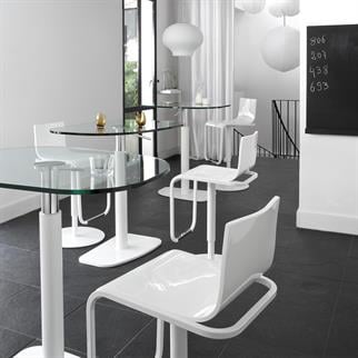 Ligne Roset Jolie White Bar Sandalyesi