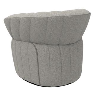 Meridiani Josephine Beige Swivel Armchair