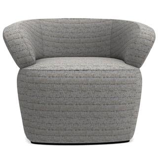 Meridiani Josephine Osaka Beige Swivel Armchair