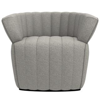 Meridiani Josephine Beige Swivel Armchair