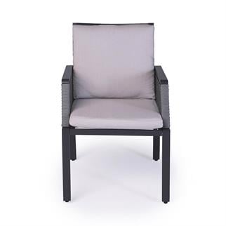 Nuu Garden Kuta Anthracite Dining Chair with Arms