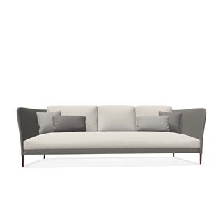 Kabu Kanepe-Frame Oxide (108)-Fabric Eden (50554)-Kırlent Natte Canvas