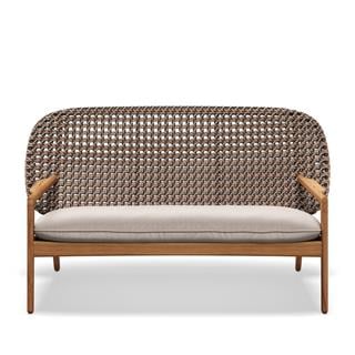 Gloster Kay Brindle Wicker 2-Seater Sofa