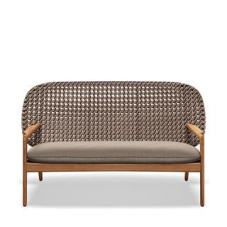 Gloster Kay Brindle Low Back 2-Seater Sofa