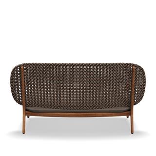 Gloster Kay Brindle Low Back 2-Seater Sofa