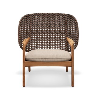 Gloster Kay Brindle Wicker Alçak Sırtlı Koltuk