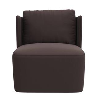 Meridiani Keeton Fit Plum Armchair
