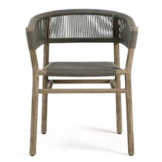 Ethimo Kilt Dark Grey Bahçe Yemek Sandalyesi