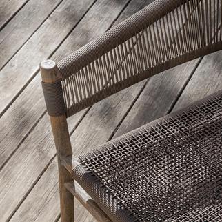 Ethimo Kilt Dark Grey Bahçe Yemek Sandalyesi