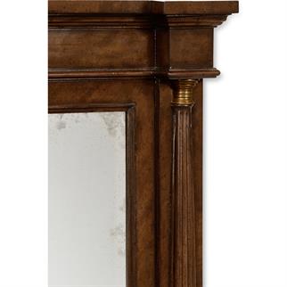 Jonathan Charles Knightsbridge Antique Mahogany Brown Mirror