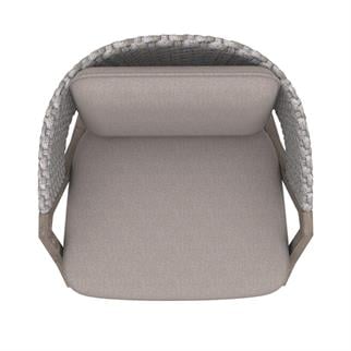 Ethimo Knit Light Grey Lounge Chair