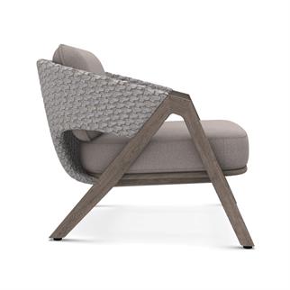 Ethimo Knit Light Grey Lounge Chair