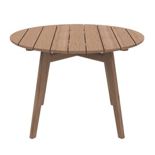 Knit Yuvarlak Yemek Masası (110)-Teak
