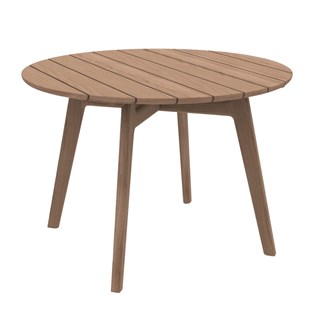 Knit Yuvarlak Yemek Masası (110)-Teak