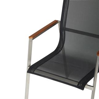 Corner Black Armchair