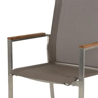Corner Taupe Armchair