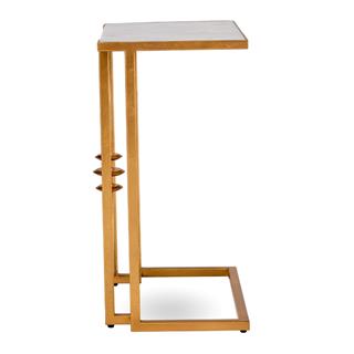 Fine Furniture Lallan Silver Leaf Yan Sehpa