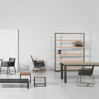 Kettal Landscape Manganese Wetstone Rectangular Dining Table