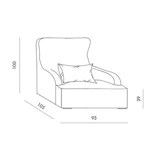 Liu Kuoio Berjer-Fabric Padang 03 (Silver)-External Saddle Leather Color Beige 08-(LIUKUOIOPOL)