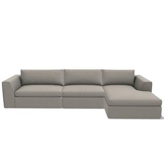 Meridiani Louis Grey Köşe Kanepe