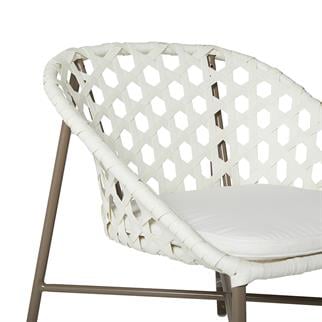 Alfresco White Bahçe Sandalyesi