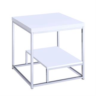 Lucia ET White Chrome Yan Sehpa