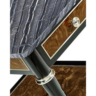 Madison Yan Sehpa-Finish-Lac-45-1 (Piano Black) Grey Wave Mermer Tabla