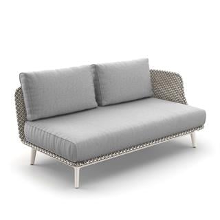 Mbarq Alçak Sırtlı İkili Sol Modül-Pepper (115)-(Sunbrella Minder Dahil)