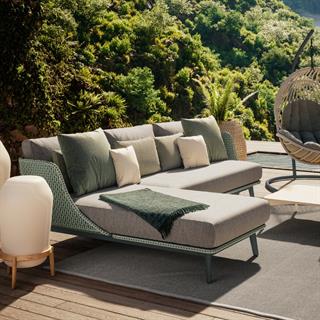 Dedon Mbarq Low-Back Pepper Right Daybed