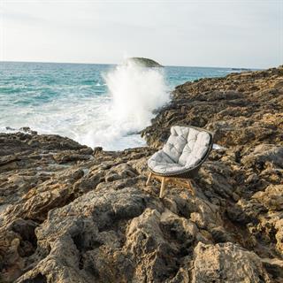 Dedon Mbrace Sea Salt Yüksek Sırtlı Koltuk