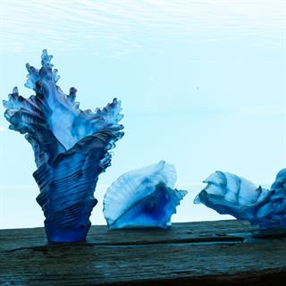 Merde Corail Deniz Kabuğu Objesi - Blue - Large