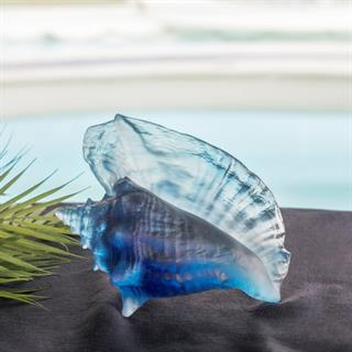 Merde Corail Deniz Kabuğu Objesi - Blue - Large