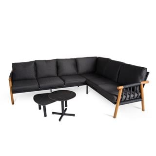 Nuu Garden Merlot Woven Corner Seating Group