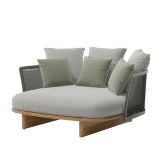 Kettal Mesh Teak Kombu Daybed