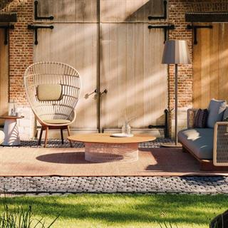 Kettal Mesh Manganese Yuvarlak Orta Sehpa