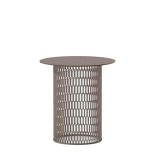 Kettal Mesh Wet Stone Yuvarlak Yan Sehpa