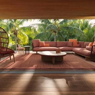 Kettal Mesh Tuff Manganese Side Table