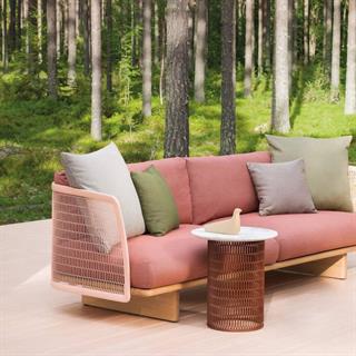 Kettal Mesh Tuff Manganese Side Table