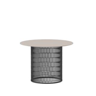 Kettal Mesh Tuff Manganese Yuvarlak Yan Bahçe Sehpası
