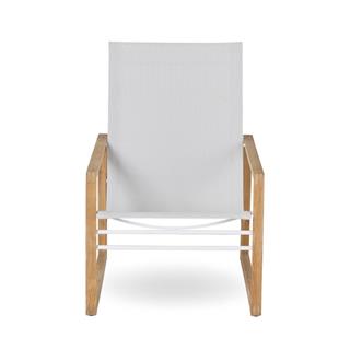 Alfresco Milan White Koltuk